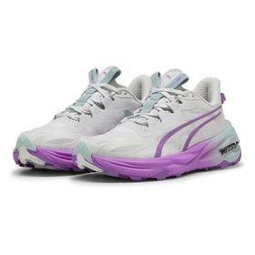 Puma Fast-Trac NITRO 3 WN Feather Gray-Pure Magenta-Modern Mint Kadın Koşu Ayakkabısı