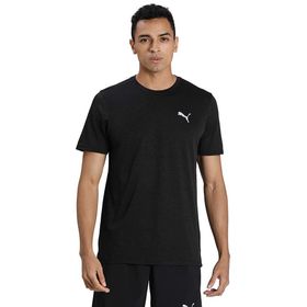 Puma Favourite Heather Kısa Kollu Siyah Erkek Koşu T-shirt