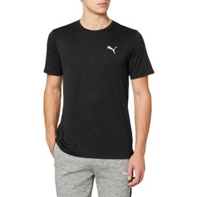 Puma Favourite Heather Kısa Kollu Siyah Erkek Koşu T-shirt
