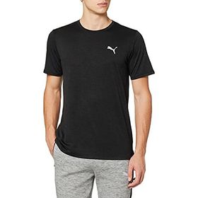 Puma Favourite Heather Kısa Kollu Siyah Erkek Koşu T-shirt