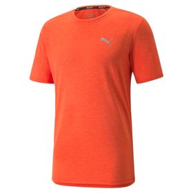 Puma Favourite Heather Kısa Kollu Siyah Erkek Koşu T-shirt