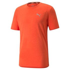 Puma Favourite Heather Kısa Kollu Siyah Erkek Koşu T-shirt