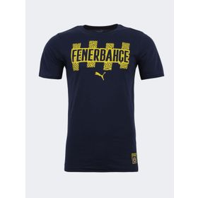 Puma Fenerbahçe Baskılı Lacivert Erkek T-shirt