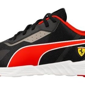 Puma Ferrari Tiburion P Blk-Rosso Corsa-P Aged SLV Unisex Yetişkin Spor Ayakkabı