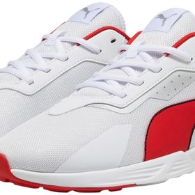 Puma Ferrari Tiburion P White-Rosso Corsa-P Black Uniseks Yetişkin Spor Ayakkabı