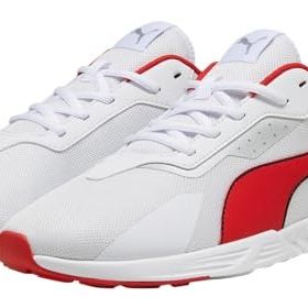 Puma Ferrari Tiburion P White-Rosso Corsa-P Black Uniseks Yetişkin Spor Ayakkabı