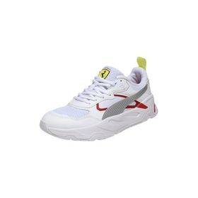 Puma Ferrari Trinity P White-P Silver-Rosso Corsa Uniseks Yetişkin Spor Ayakkabı