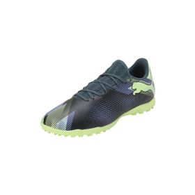 Puma Future 7 Play Fg/Ag Jr Gray Skies Elektro Purple Fizzy Apple White Unisex Futbol Ayakkabısı
