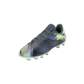 Puma Future 7 Play Fg/Ag Jr Gray Skies Elektro Purple Fizzy Apple White Unisex Futbol Ayakkabısı