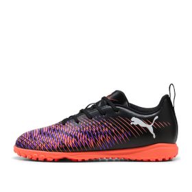 Puma Future 8 Play TT Black White Glowing Red Unisex Futbol Ayakkabısı