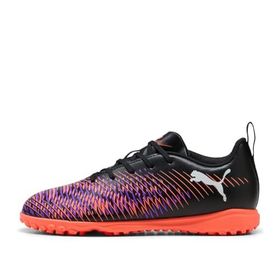 Puma Future 8 Play TT Black White Glowing Red Unisex Futbol Ayakkabısı