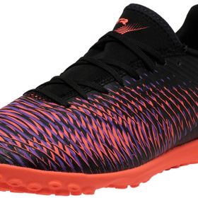 Puma Future 8 Play TT Black White Glowing Red Unisex Futbol Ayakkabısı