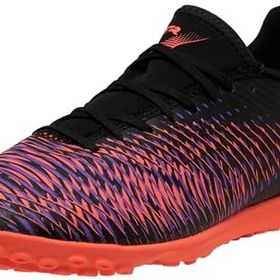Puma Future 8 Play TT Black White Glowing Red Unisex Futbol Ayakkabısı