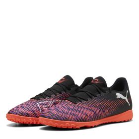 Puma FUTURE 8 PLAY TT JR Black- White-Glowing Red Uniseks Yetişkin Spor Ayakkabı