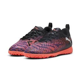 Puma FUTURE 8 PLAY TT JR Black- White-Glowing Red Uniseks Yetişkin Spor Ayakkabı