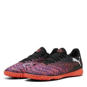 Puma FUTURE 8 PLAY TT JR Black- White-Glowing Red Uniseks Yetişkin Spor Ayakkabı