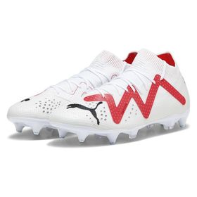 Puma Future Pro Fg/Ag White Black Fire Orchid Erkek Futbol Ayakkabısı