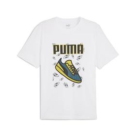 Puma Grafik Beyaz Erkek T-shirt