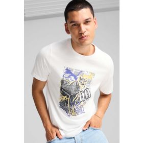 Puma Graphics Photoprint Tee Kısa Kollu Beyaz Erkek T-shirt