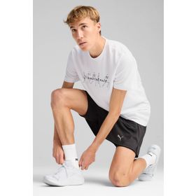 Puma Graphics Running Illustra Kısa Kollu Beyaz Erkek T-shirt