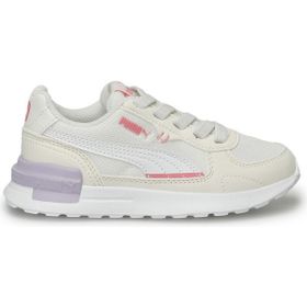 Puma Graviton AC PS Krem Bej Beyaz Kız Çocuk Spor Ayakkabı
