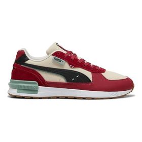 Puma Graviton GREENSIDE Alpine Snow-Black-Dark Crimson Erkek Spor Ayakkabı