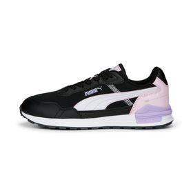 Puma Graviton Mega Black White Vivid Violet Pearl Pink Erkek Spor Ayakkabı