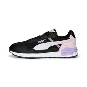 Puma Graviton Mega Black White Vivid Violet Pearl Pink Erkek Spor Ayakkabı