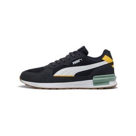 Puma Graviton New Navy-White-Sunny Yellow Erkek Spor Ayakkabı