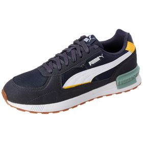 Puma Graviton New Navy-White-Sunny Yellow Erkek Spor Ayakkabı
