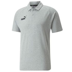 Puma Gri Teamfinal Casuals Polo Erkek Futbol Polo Tişörtü