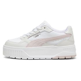 Puma Karmen II Idol-Puma White-Mauve Mist-Feather Gray Low Kadın Bot