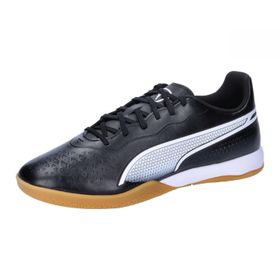 Puma King Match IT Black White Unisex Futbol Ayakkabısı
