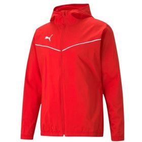 Puma Kırmızı Teamrise All Weather Jacket Erkek Futbol Antrenman Ceketi