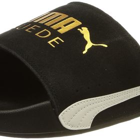 Puma Leadcat 2.0 Black Team Gold Unisex Sandalet
