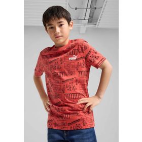 Puma MID90S AOP Tee B Kırmızı Kısa Kollu Erkek Çocuk T-shirt