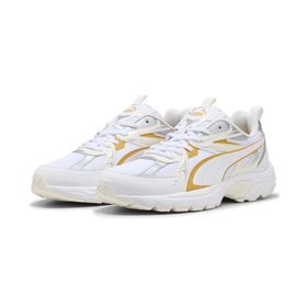 Puma Milenio Tech Beyaz Arşiv Altın Sıcak Beyaz Unisex Spor Ayakkabı