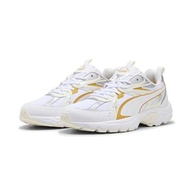 Puma Milenio Tech Beyaz Arşiv Altın Sıcak Beyaz Unisex Spor Ayakkabı