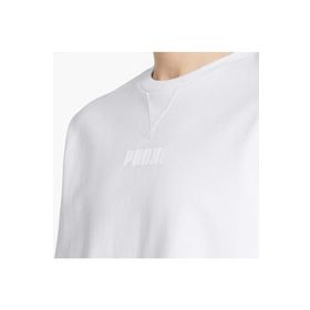 Puma Modern Basics Baby Terry White Erkek T-shirt