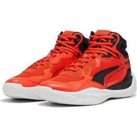Puma Playmaker Pro Mid Kırmızı Erkek Basketbol Ayakkabısı