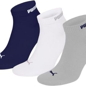 Puma Quarter-V 3P Mavi Unisex Çorap
