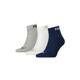 Puma Quarter-V 3P Mavi Unisex Çorap