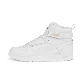 Puma RBD Game Sneakers White Black Team Gold Unisex Yetişkin Spor Ayakkabı