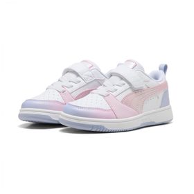 Puma Rbnd V6 Lo Blurry Dreams A+PS White-Rose Mauve-Cool Weather Kız Çocuk Günlük Spor Ayakkabı