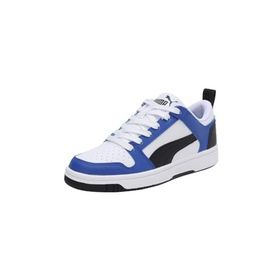 Puma Rebound Lay-Up Lo Youth Trainers White Black Royal Sapphire Çocuk Spor Ayakkabı