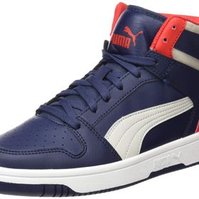 Puma Rebound Layup SL JR Siyah Beyaz Karahindiba Mavi Günlük Spor Ayakkabı