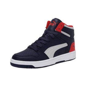 Puma Rebound Layup SL JR Siyah Beyaz Karahindiba Mavi Günlük Spor Ayakkabı