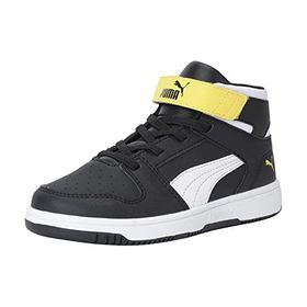 Puma Rebound Layup Sl V PS Black White Dandelion Çocuk Spor Ayakkabı