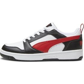 Puma Rebound V6 Low Puma Beyaz White New Navy Unisex Spor Ayakkabı