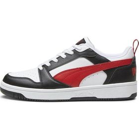 Puma Rebound V6 Low Puma Beyaz White New Navy Unisex Spor Ayakkabı